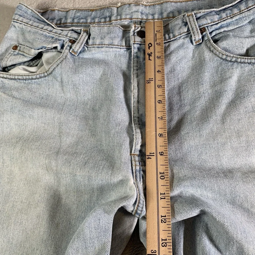 Vintage Levis 560 Jeans Mens 38x28 (Tag 38x30) Blue Light Wash Denim Made In USA